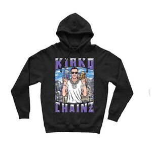 Kirko Chainz Unisex‎ Black Modern Rockstars Hoodie Sweatshirt w/Pocket Sz 2XL